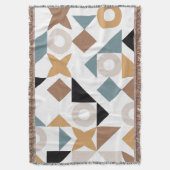 Bauhaus Geometric Toddler Throw Blanket Deken (Voorkant Verticaal)