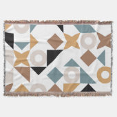 Bauhaus Geometric Toddler Throw Blanket Deken (Voorkant)