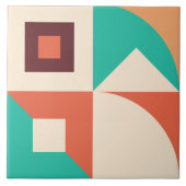 Bauhaus geometrisch abstract N1 Tegeltje (Voorkant)