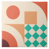 Bauhaus geometrisch abstract N3 Tegeltje (Voorkant)