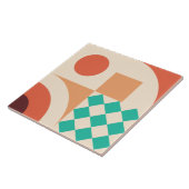 Bauhaus geometrisch abstract N3 Tegeltje (Zijkant)