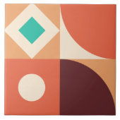 Bauhaus geometrisch abstract N4 Tegeltje (Voorkant)