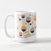 Bauhaus Geometrisch Abstract Patroon#1 ID1068 Koffiemok (Links)