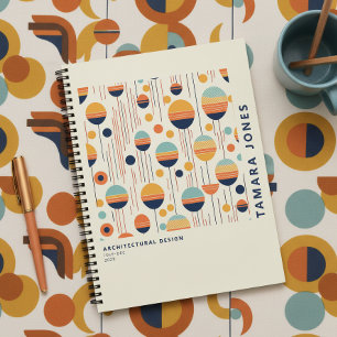 Bauhaus Geometrisch Abstract Patroon#1 ID1068 Notitieboek
