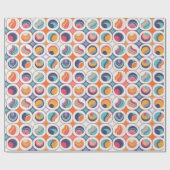 Bauhaus Geometrisch Abstract Patroon#2 ID1068 Cadeaupapier (Vlak)