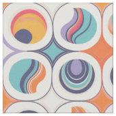 Bauhaus Geometrisch Abstract Patroon#2 ID1068 Stof (Close Up)