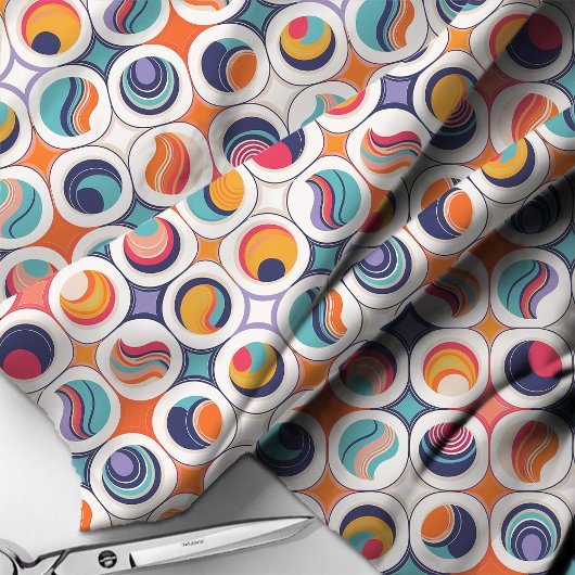 Bauhaus Geometrisch Abstract Patroon#2 ID1068 Stof