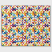 Bauhaus geometrisch Abstract patroon#3 ID1068 Cadeaupapier (Vlak)