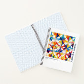 Bauhaus geometrisch Abstract patroon#3 ID1068 Notitieboek (Binnen)