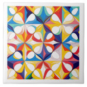 Bauhaus geometrisch Abstract patroon#3 ID1068 Tegeltje (Voorkant)