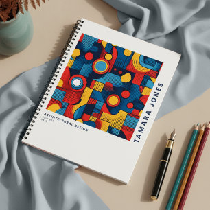 Bauhaus Geometrisch Abstract Patroon#4 ID1068 Notitieboek
