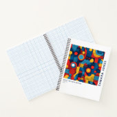Bauhaus geometrisch Abstract patroon#4 ID1068 Notitieboek (Binnen)
