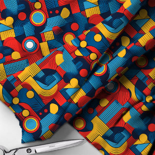 Bauhaus geometrisch Abstract patroon#4 ID1068 Stof