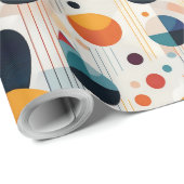 Bauhaus geometrisch Abstract patroon#5 ID1068 Cadeaupapier (Rol Hoek)