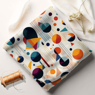 Bauhaus geometrisch Abstract patroon#5 ID1068 Stof