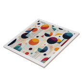 Bauhaus geometrisch Abstract patroon#5 ID1068 Tegeltje (Zijkant)