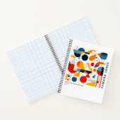 Bauhaus geometrisch Abstract patroon#6 ID1068 Notitieboek (Binnen)