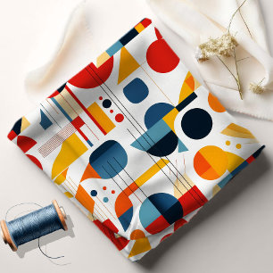 Bauhaus geometrisch Abstract patroon#6 ID1068 Stof