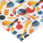 Bauhaus geometrisch Abstract patroon#6 ID1068 Tafelkleed (Gekanteld)