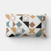 Bauhaus geometrisch baby-lendekussen kussen (Achterkant)
