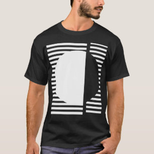 Bauhaus geometrisch ontwerp t-shirt