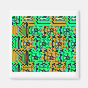 Bauhaus Geometrisch Patroon  Magneet