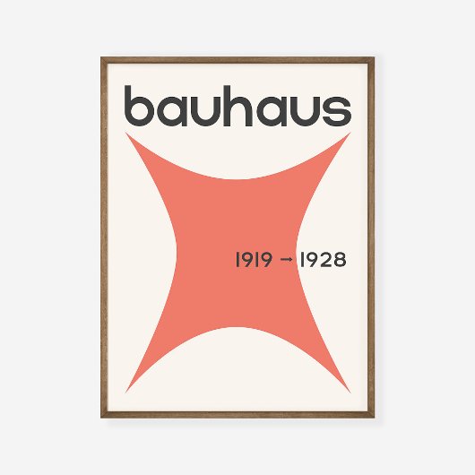 Bauhaus Geometrische tentoonstelling Art Print Dec