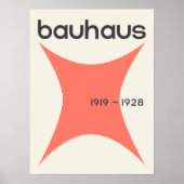 Bauhaus Geometrische tentoonstelling Art Print Dec (Voorkant)