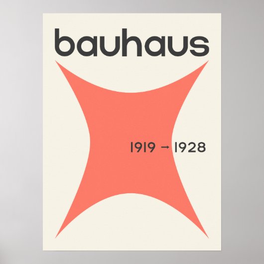 Bauhaus Geometrische tentoonstelling Art Print Dec (Voorkant)