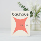 Bauhaus Geometrische tentoonstelling Art Print Dec Briefkaart (Staand voorkant)