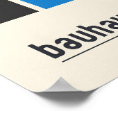 Bauhaus geometrische vormen Fine Art Poster (Hoek)