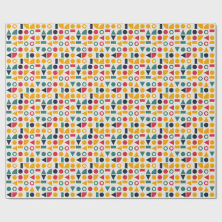 Bauhaus Geometrische Vormen Naadloos Patroon Cadeaupapier