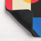 Bauhaus Geometry Pattern Muismat (Hoek)