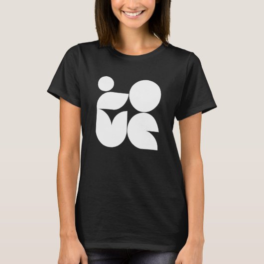 Bauhaus German school love design T-shirt (Voorkant)
