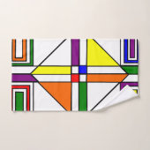 Bauhaus Glas in lood Bad Handdoek (Handdoek)