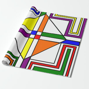 Bauhaus Glas in lood Cadeaupapier