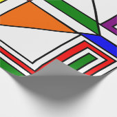 Bauhaus Glas in lood Cadeaupapier (Hoek)