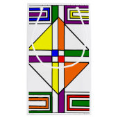 Bauhaus Glas in lood Klein Cadeauzakje (Achterkant)