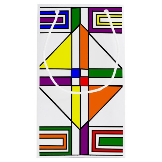 Bauhaus Glas in lood Klein Cadeauzakje (Achterkant)