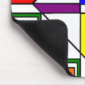 Bauhaus Glas in lood Muismat (Hoek)