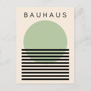 Bauhaus Green Sun Briefkaart