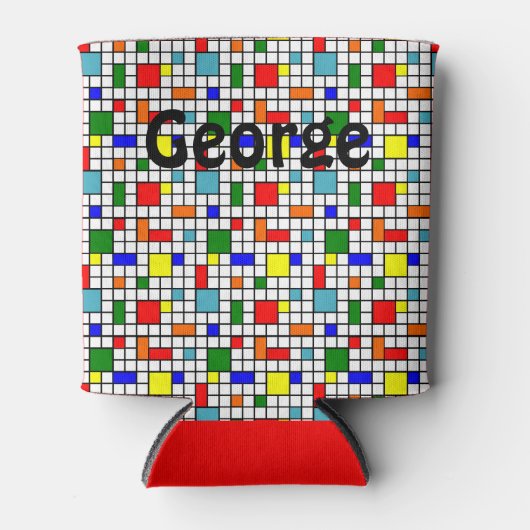 Bauhaus Grid Blikjeskoeler (Voorkant)