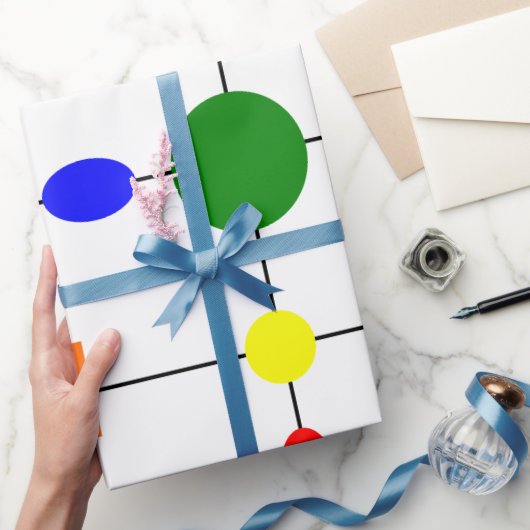 Bauhaus Grid Cadeaupapier (Geschenken)