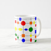 Bauhaus Grid Koffiemok (Voorkant rechts)