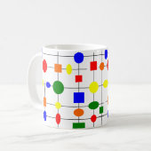 Bauhaus Grid Koffiemok (Voorkant links)