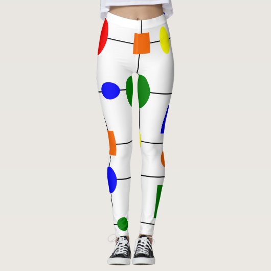 Bauhaus Grid Leggings (Voorkant)