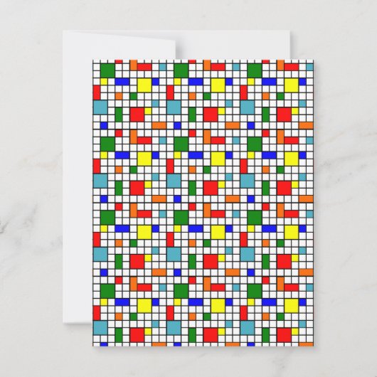 Bauhaus Grid Notitiekaartje (Voorkant)
