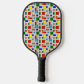 Bauhaus Grid Pickleball Paddle (Achterkant)
