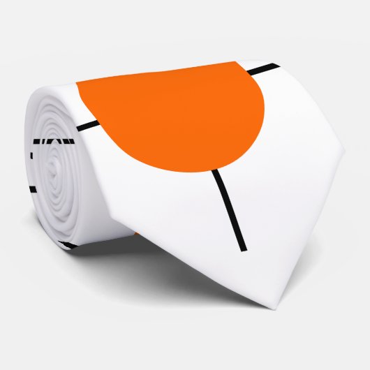 Bauhaus Grid Stropdas (Opgerold)