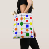 Bauhaus Grid Tote Bag (Dichtbij)